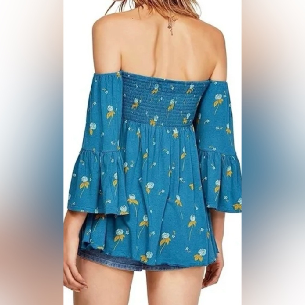 NWT Free People Lana Off Shoulder Tunic Top Size Small - Picture 3 of 10